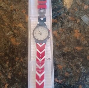 Swatch 2018 team usa Olympic games watch deadstock